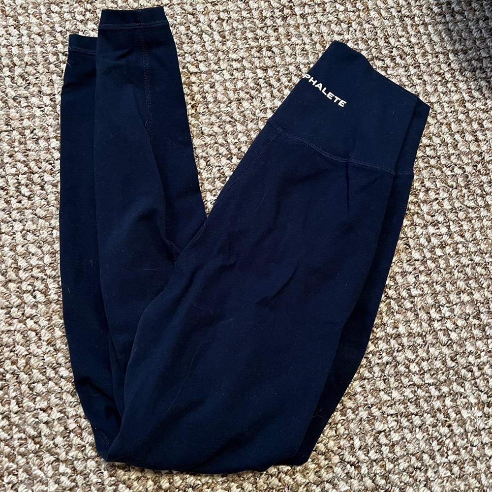 Alphalete Navy Blue Surface Path Leggings